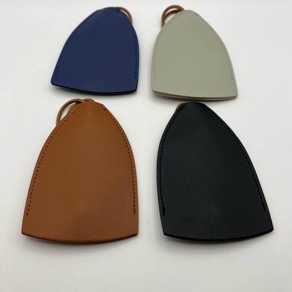 98-HTT New PU Leather Keychain Organizer Snap Close & Four Color Choices - Picture 3 of 12